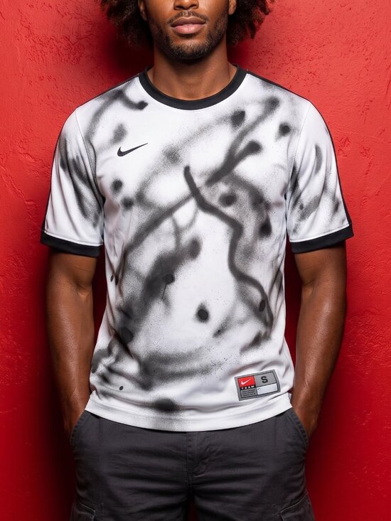 Nike Other - NWT NIKE Futbol Soccer Spay Paint Activewear Athletic Workout Jersey